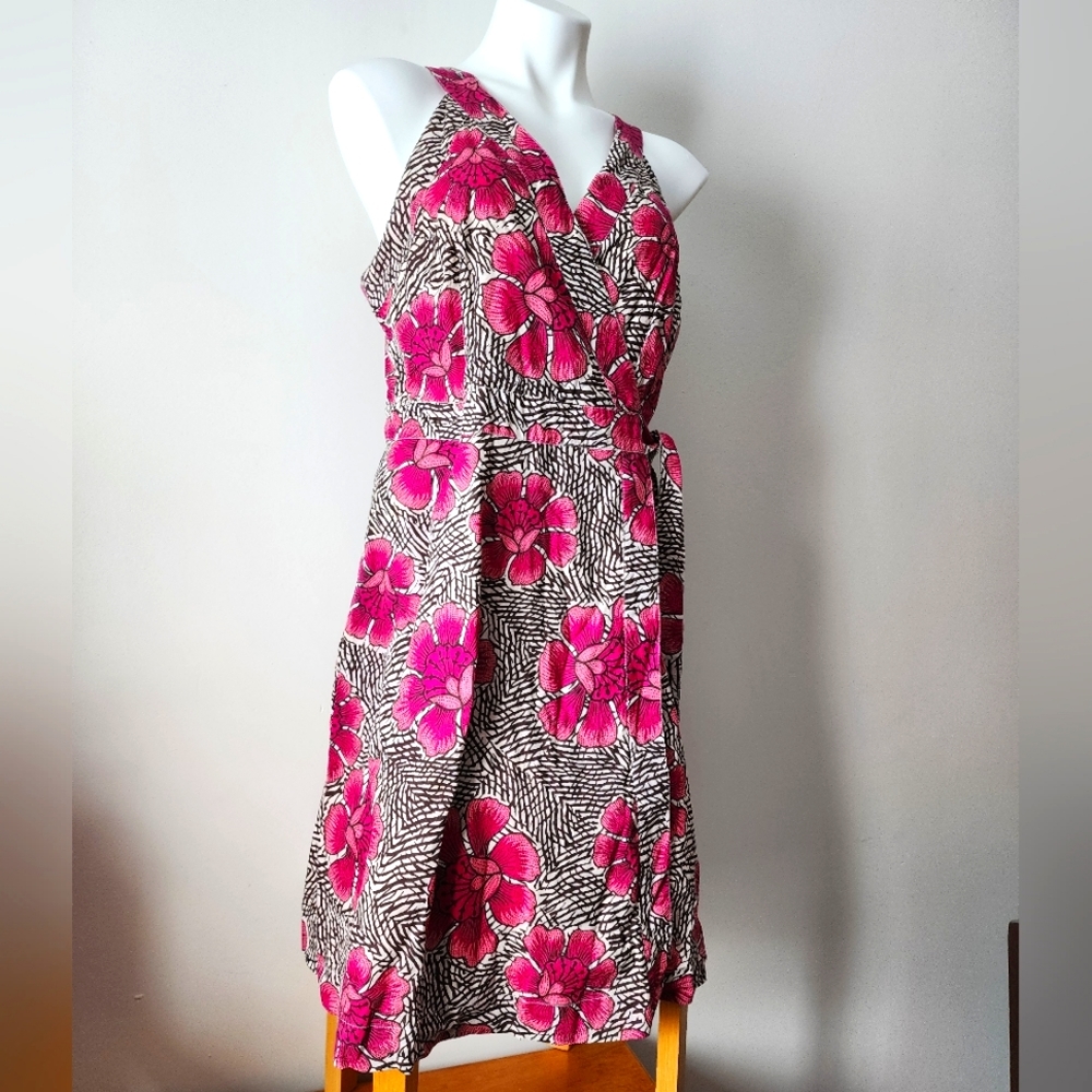 Tommy Hilfiger L strapless wrap dress